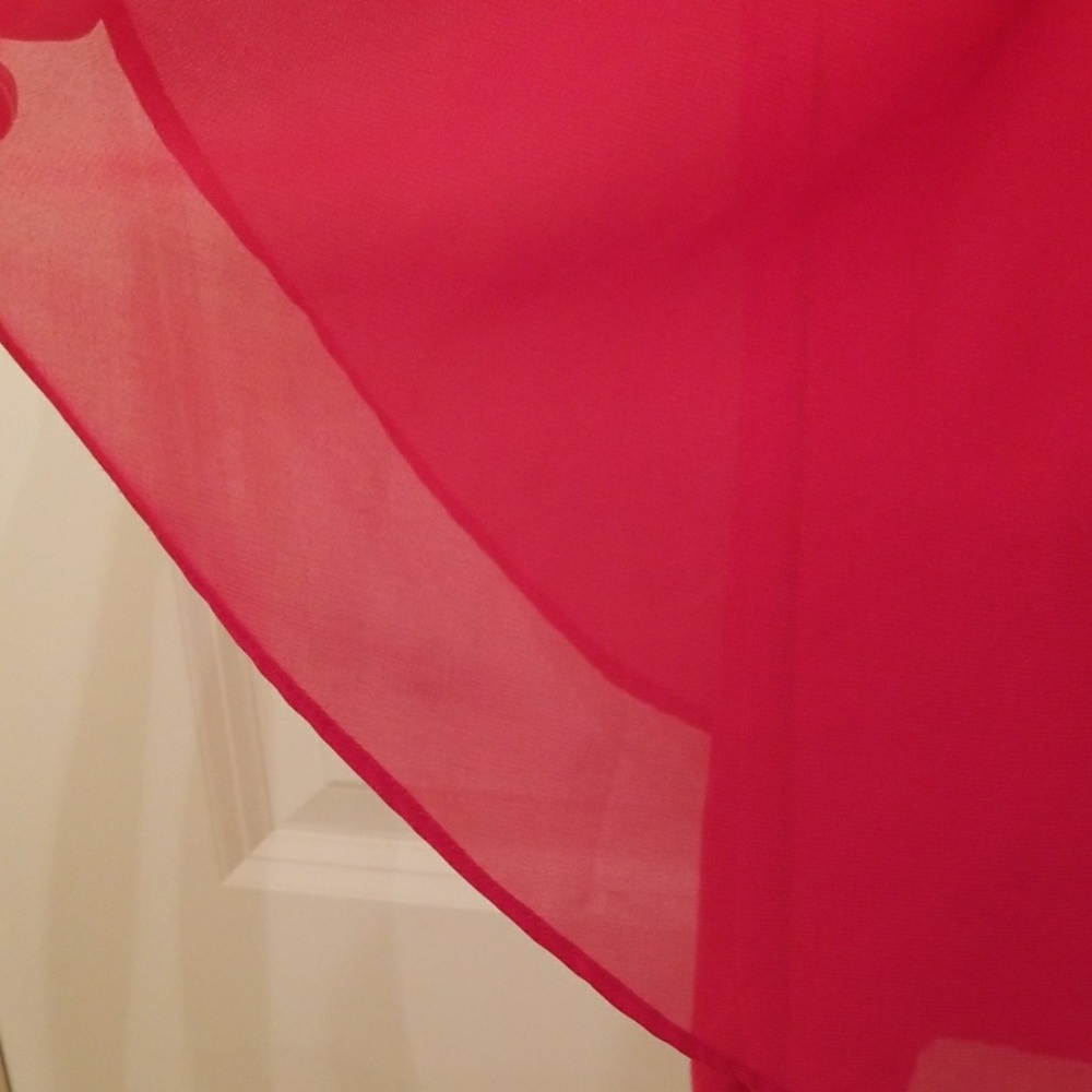 Asymmetrical Red Top - Picture 8 of 8